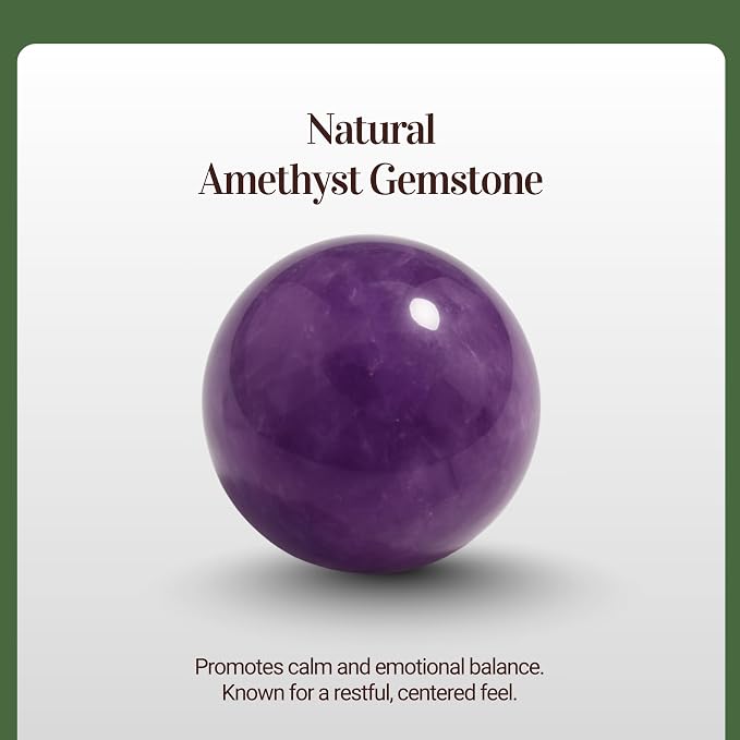 BodyJ4You Rosemary + Eucalyptus Essential Oil Roll On Duo - Pure 100% USDA Organic MCT Coconut Oil - Amethyst and Fluorite Stone Rollers - Scalp Massage Focus Breathwork Cooling Temples Chest Wrist -