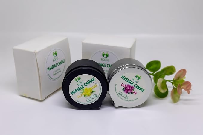 Massage Candle | Low Heat Massage Candle for Home SPA| Hydrates and Nourishes Skin (Ginger)