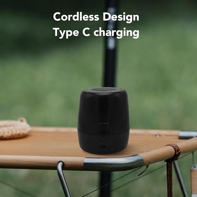 Portable Essential Oil Aromatherapy Diffuser, Cordless USB Charging Heat Diffuser, Battery for Outdoor Camping