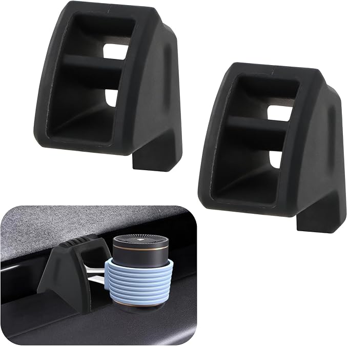 2pcs Air Freshener Adapter for 2025-2026Tesla New Model Y Juniper,2025Tesla Model 3 Air Vent Clip,Air Fresheners Vent Clips Adapter,Air Freshener Diffuser Holder(Air Fresheners NOT Included)