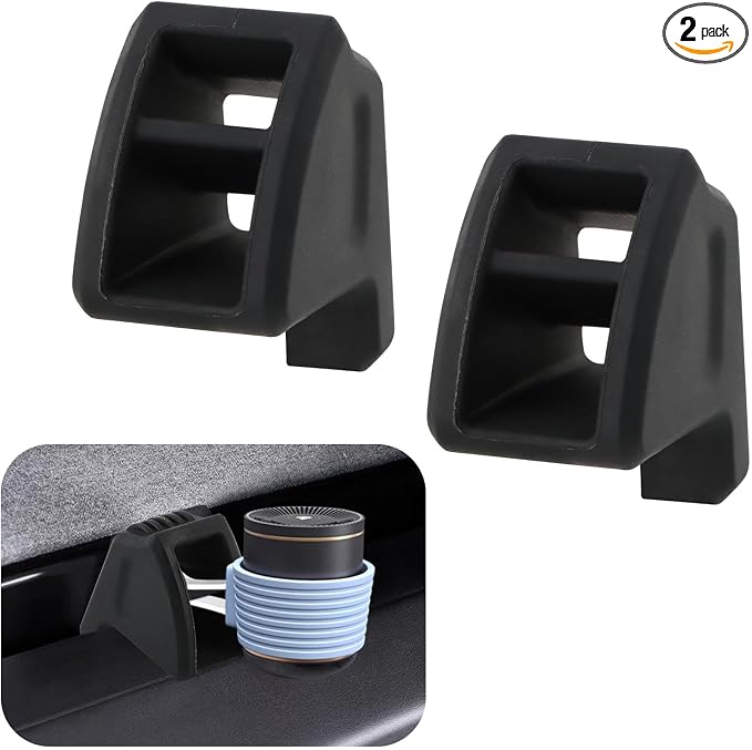 2Pack Air Freshener Adapter for 2025-2026Tesla New Model Y Juniper,2025Tesla Model 3 Air Vent Clips Adapter Silicone,Air Freshener Diffuser Holder(Air Fresheners NOT Included)