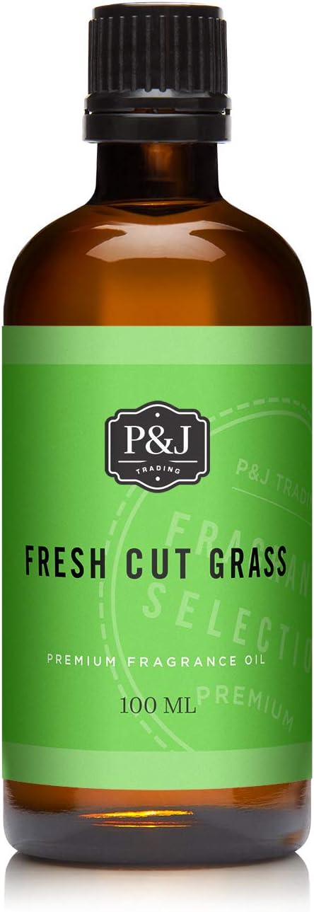 P&J Trading - Fresh Cut Grass Scented Oil 100ml - Fragrance Oil for Candle Making, Soap Making, Diffuser Oil