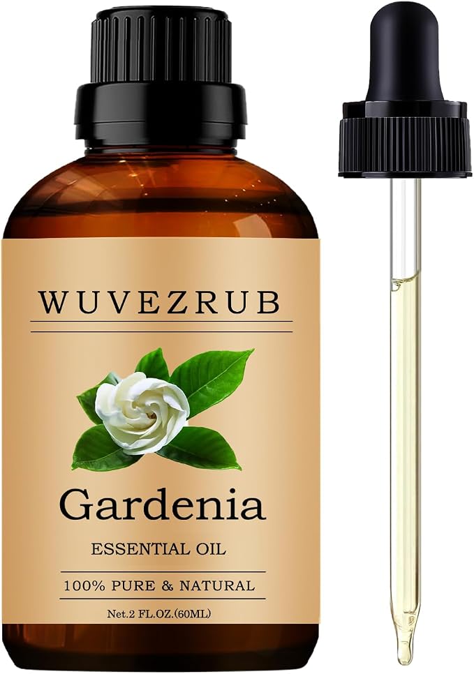 Gardenia Essential Oils 60ML, 100% Pure and Natural Essential Oil for Aromatherapy Diffuser - 2 Fl Oz/Gardenia