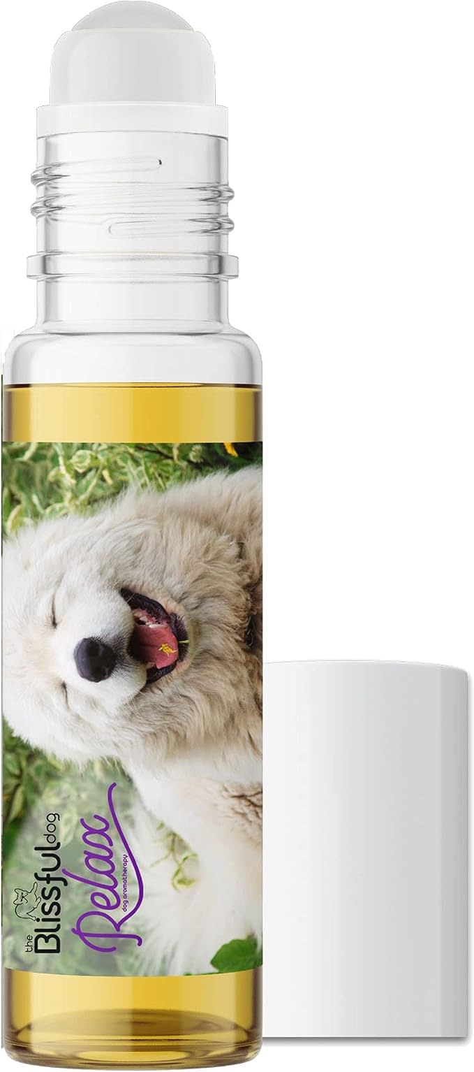 The Blissful Dog Great Pyrenees Relax Roll-ON Aromatherapy for Dogs - Anxiety Relief for Dogs