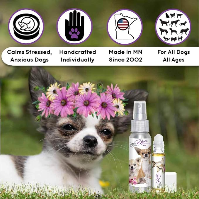 The Blissful Dog Chihuahua Relax Dog Aromatherapy Spray for Your Dog's Anxiety