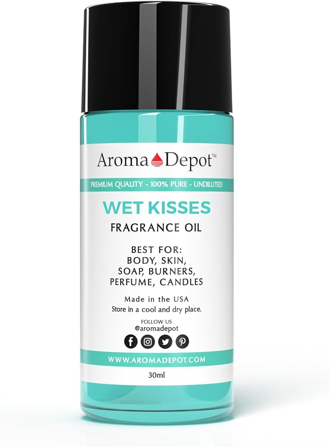 Wet Kisses 30ml Fragrance Oil I Perfume I Skin Oil I Scented Oil. DIY Projects Such as Candles, Bath Bombs, Body Butters, Creams & Lotions. Few Drops in The Diffuser, Burners, or Warmers.