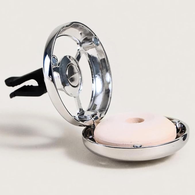 MAISON BERGER Car Diffuser Set, Joy Agave Garden | Lemon Agave Honeysuckle Notes, Refillable Vent Clip, 4-Week Passive Diffusion