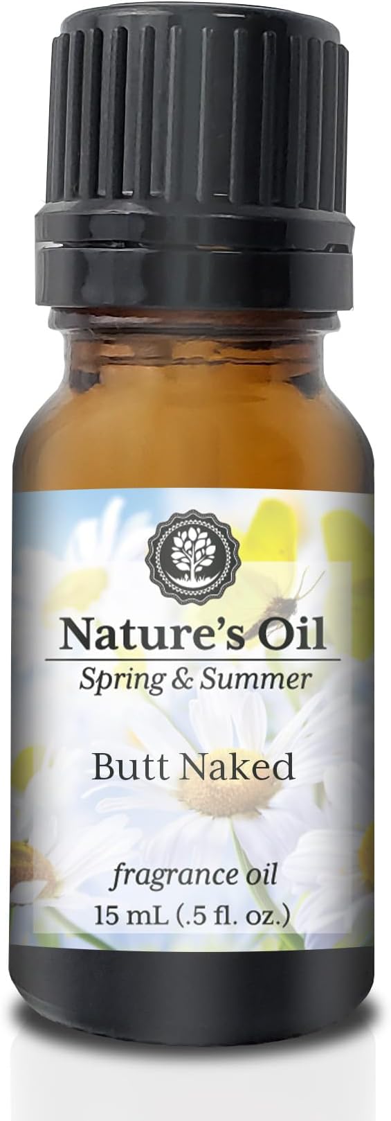 Butt Naked Fragrance Oil for Perfume, Cologne, Diffusers, Soap Making, Candle Making, Lotion, Home Scents, Linen Spray, Bath Bombs, Slime (0.5 Fl Oz)