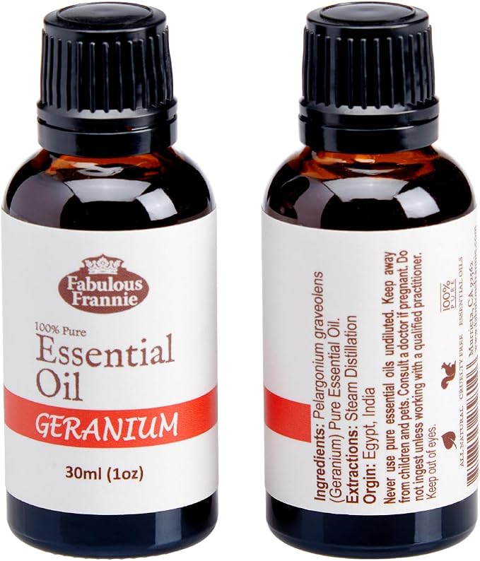 Fabulous Frannie Geranium Pure Essential Oil Therapeutic Grade- 30ml
