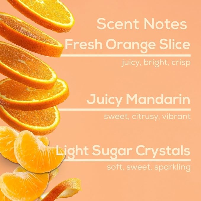 Scent Fill Orange Slice Plug in Air Freshener, Scented Oil Refills, 2 Refills + Diffuser
