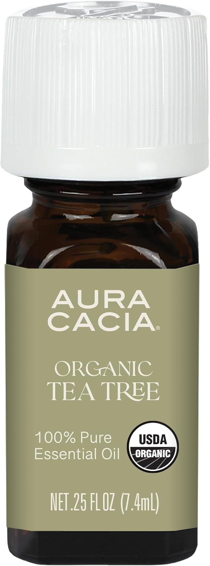 Aura Cacia Tea Tree, Boxed 0.25 fl. oz., Essential Oils | 0.25 Fl Oz (Pack of 1)