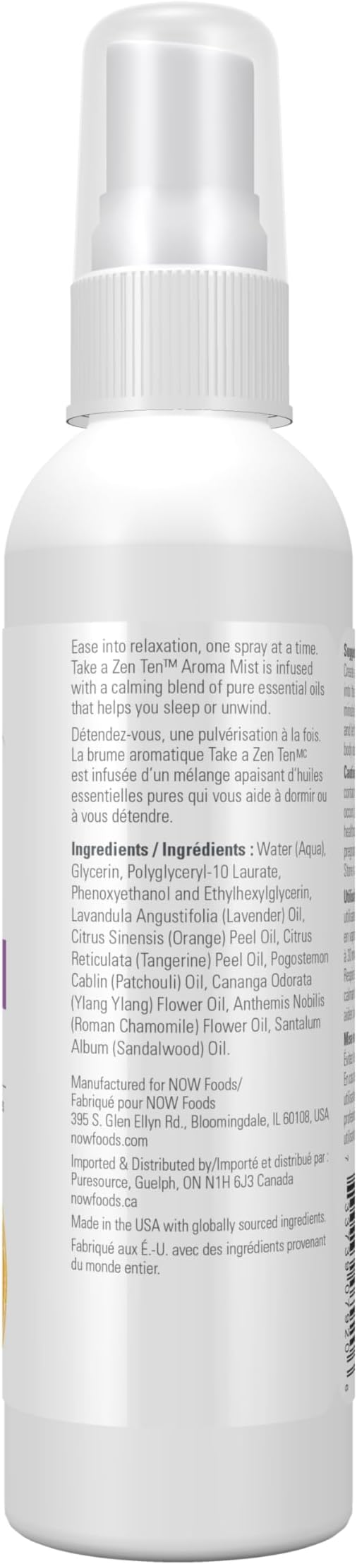Take A Zen Ten™ Aroma Mist Featuring Relaxing Pure Essential Oils