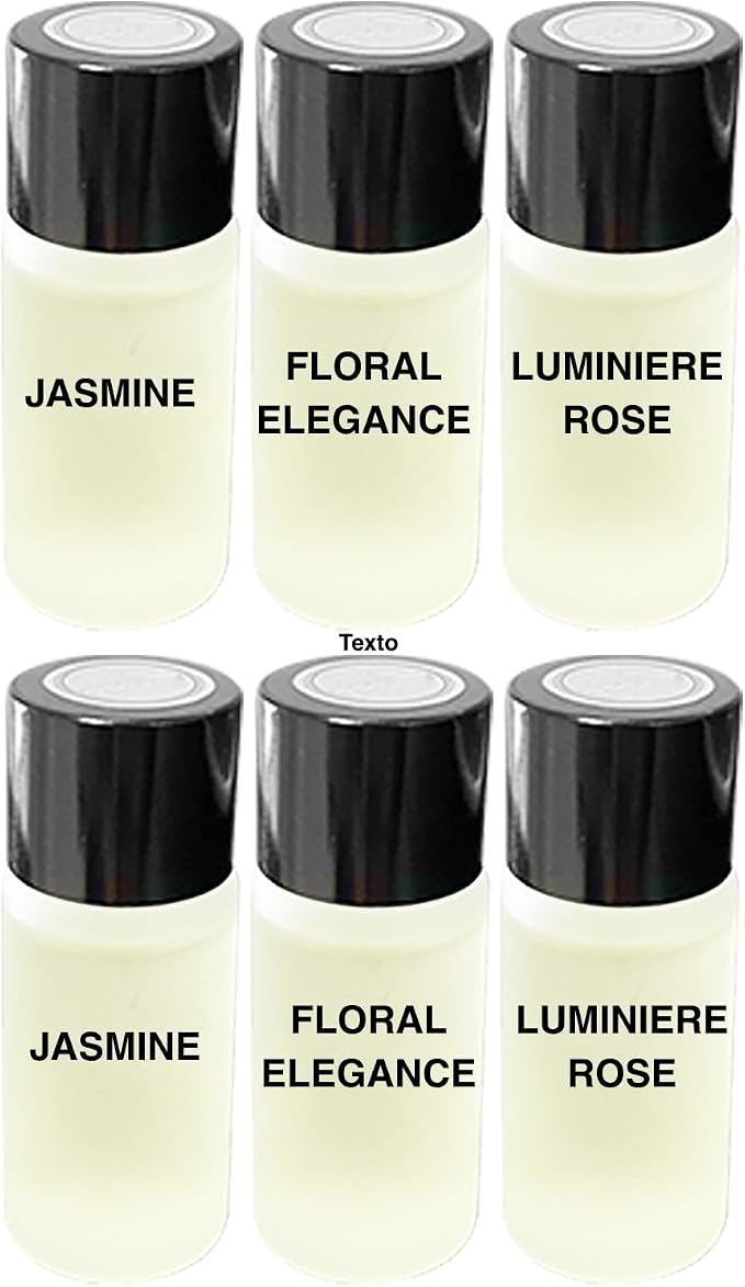 Car Air Freshener Refill Liquid Set of 6 x 10 ML - Smart Car Air Freshener Refill - Car Fragrance Refill - Car Diffuser Refill (Romantic Scent Experience)