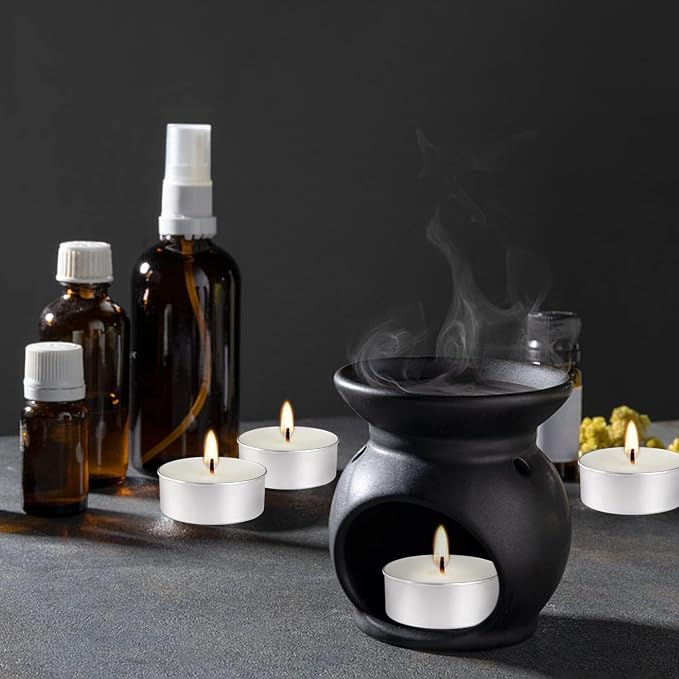 200 Pack Unscented Tealight Candles, 4 Hour Burn Time, Smokeless & Dripless White Tea Lights in Aluminum Cups, Standard Size Votive Candles for Wedding, Christmas, Halloween, Party, Décor & Emerge