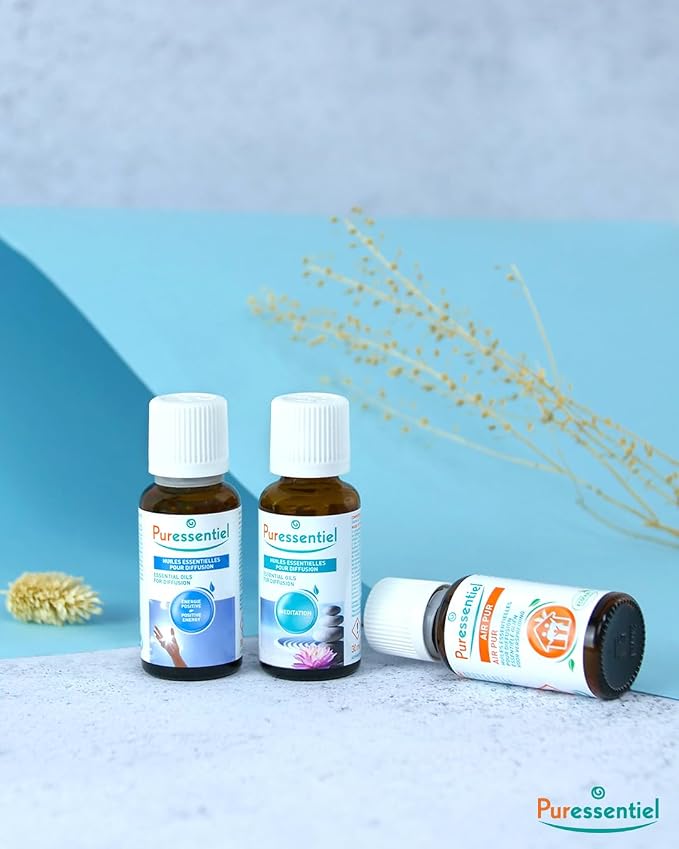 Puressentiel Diffusion Essential Oil - Naturally Derived Aromatherapy Blend - Formulated for Diffusion - Made with Beneficial Essential Oils - Eco-Friendly Products - Meditation - 1.01 oz