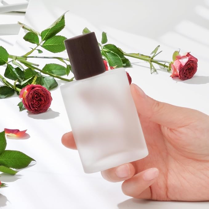 50ml/1.7 Oz Glass Spray Bottle Perfume Atomizer,Perfume Travel Refillable Spray Bottle Empty with 3 Kinds of Dispenser (B4)