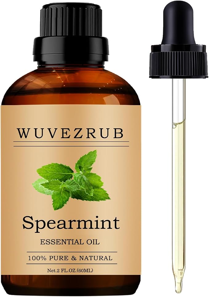 Spearmint Essential Oils, 60ML Pure and Natural Essential Oil for Aromatherapy Diffuser - Spearmint /2 Fl Oz