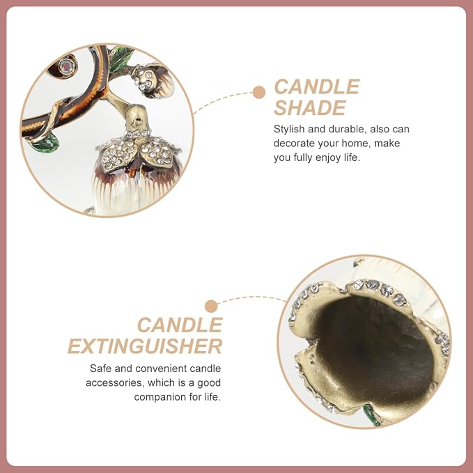 Automatic Candle Snuffer for Home Candle Extinguisher Accessory Long Handle Wick Snuffer Tool Home Decor for Scented