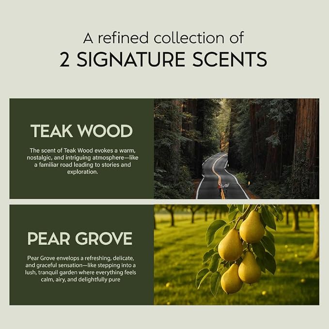 Hanging Car Air Freshener 2 Pack 8ML - Light Sandalwood Fragrance - Car Diffuser - Helps Reduce Odors - Car Interior Accessory
