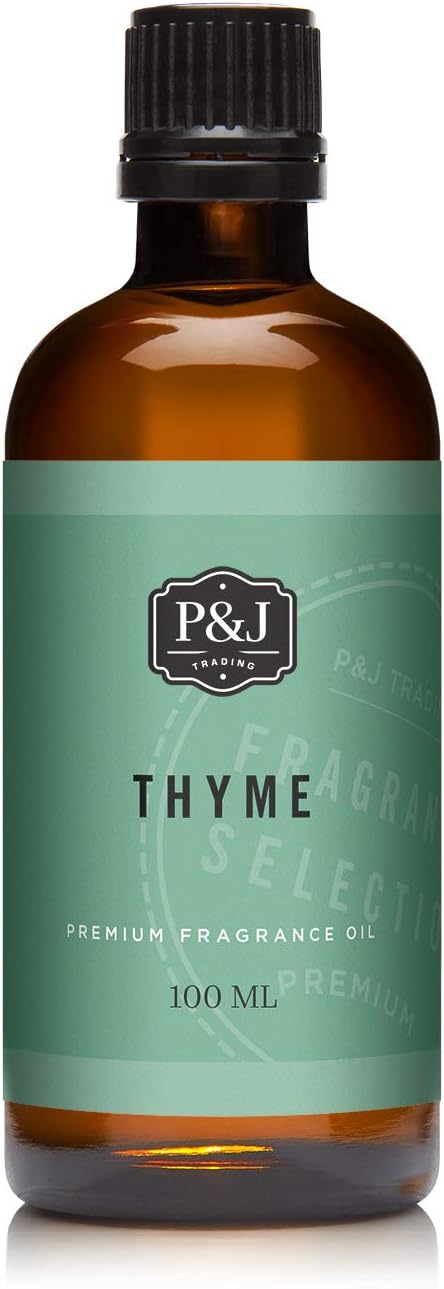 P&J Trading - Thyme Scented Oil 100ml - Fragrance Oil for Candle Making, Soap Making, Diffuser Oil