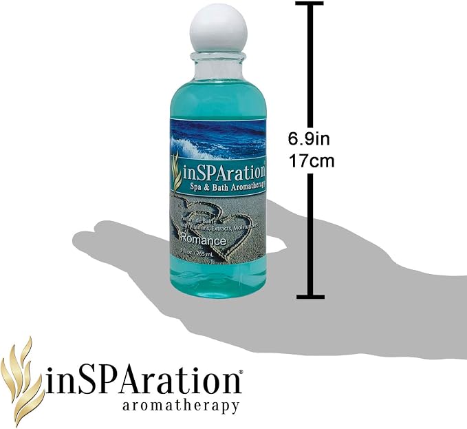 InSPAration 106X Spa and Bath Aromatherapy Liquid, 9 oz, Romance