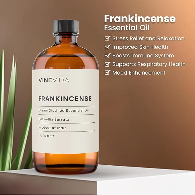 VINEVIDA [16oz] Pure Frankincense Essential Oil