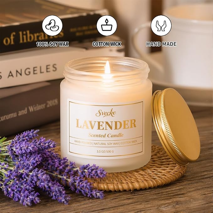 Scented Candle Set, 21 oz 6 Pack Soy Wax Jar Candles, Home Aromatherapy Candle Gift for Women Men, Candle Set for Birthday Housewarming New Home