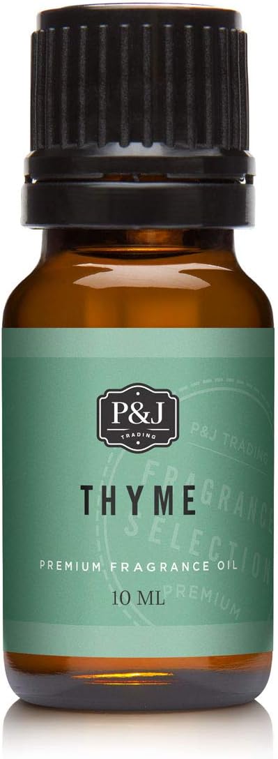 P&J Trading Fragrance Oil for Diffusers for Home - Thyme 10ml Fragrance Scents for Candle Making - Soap Making Supplies & Car Diffuser Scents