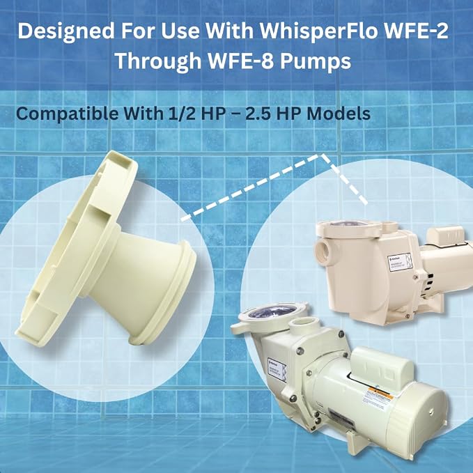 AppaeTech 1/2 HP 2.5 HP Pool Pump Diffuser Assembly Replacement for WhisperFlo & IntelliFlo Pool and Spa Pumps | Replaces 072928 / 072928Z