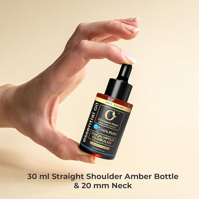 100% Plant Based Eucalyptus Essential Oil - Aromatherapy & Skin Care Oil - Plant Based & Natural Eucalyptus Oil for Body Wash, Diffuser & Massage