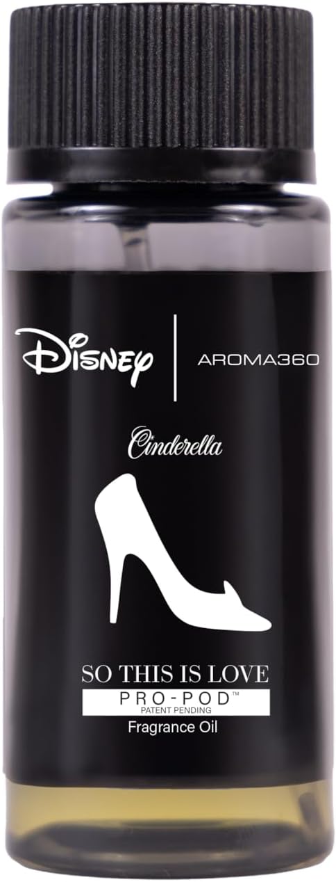 Aroma360 x Disney | So This is Love Pro-Pod Oil Blend | Disney Princess Cinderella Luxury Essential Diffuser Scent | Aromatherapy Scent Diffuser Oil | Pear, Jasmine and Patchouli 1.7 fl oz, 50 mL