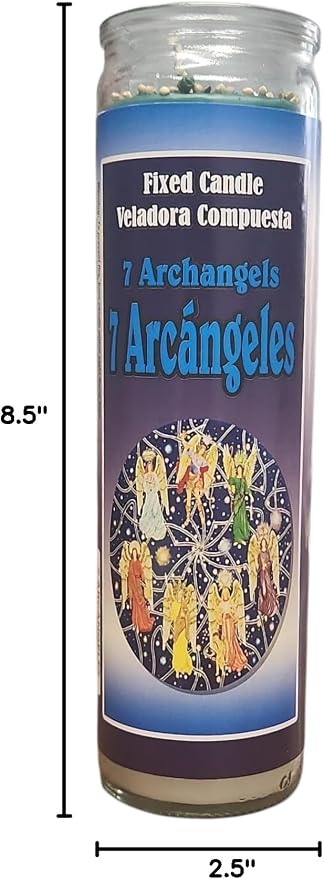 The 7 Arcangeles Fixed Candle