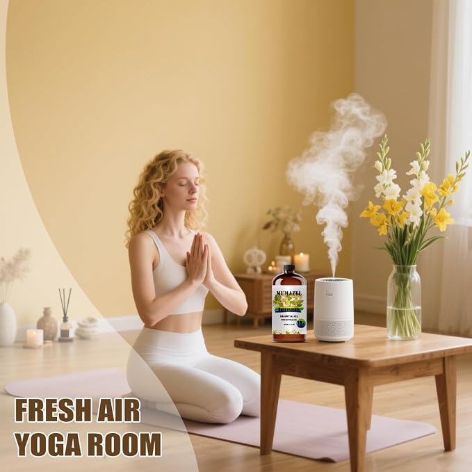 Honeysuckle Essential Oil, Honeysuckle Oil 16 Fl Oz 480ML for Diffuser Humidifier Yoga Cleaning DIY Candle Soap Making MUMAZYL Essential Oils