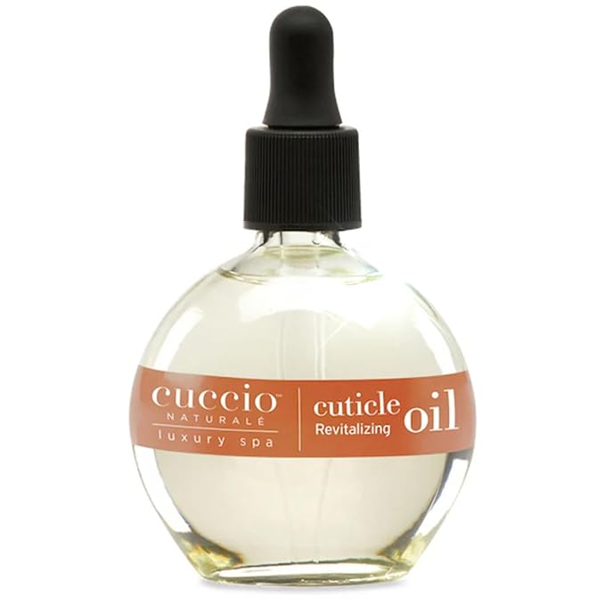 Cuccio Naturale Vanilla Bean & Sugar Revitalizing Cuticle Oil, Lightweight Fast-Absorbing Hydrating Nail & Cuticle Conditioner, Cold-Pressed Oils + Vitamin E, 2.30 Fl Oz