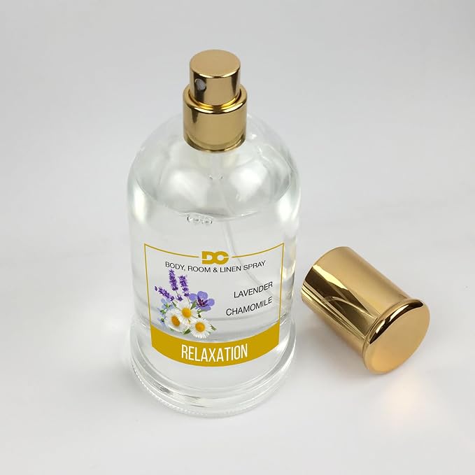 Daniella's Candles Body Room and Linen Spray, Aromatherapy Natural Body Mist & Room Spray - Relaxation - 100ml/3.4oz