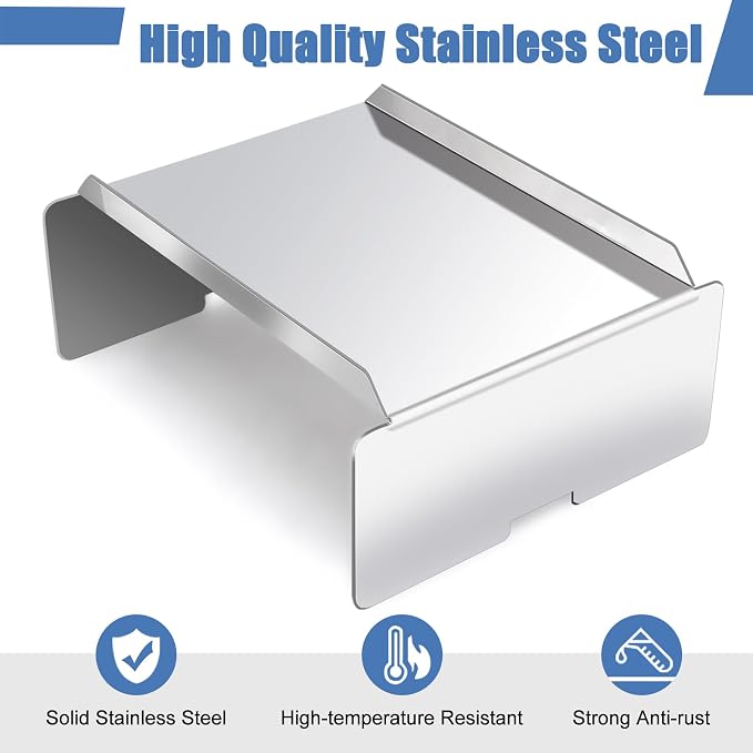 Criditpid BCA012 Heat Baffle Diffuser Replacement Parts for Traeger Tex Elite, Pro Series 34 / Pro Series 22, Z Grill, Pit Boss, Camp Chef, Flame Tamer Deflector for Many Other Pellet Grills Parts