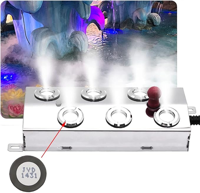 7PCS Ultrasonic Mist Maker Disk Fogger Replacement Ceramics Discs Ultrasonic Mist Maker Water Fogger Ceramics Discs Atomizer Humidifier Accessories Humidifier Parts