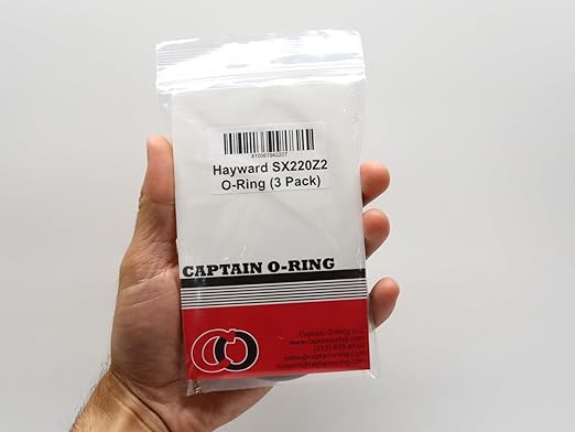 Captain O-Ring – Replacement SX220Z2 O-Rings for Hayward Max-Flo VS/II, SwimClear, Pro-Grid DE Filters/Pumps (3 Pack)