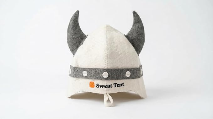 SweatTent Wool Sauna Hat Wool, Heat Protection, Breathable, Comfortable Fit, Sauna Accessory for High Heat, Keeps Head Cool & Dry