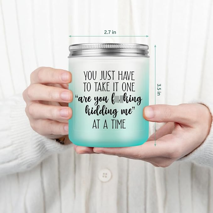 LEADO Candles, Boss Lady, Coworker Gifts for Women, Men - Cool Ideas, Funny Mothers Day Gifts for Coworkers, Best Friend, Mom, Employee - Sarcastic, Work, Birthday Ideas for Boss, Female, Male, Woman