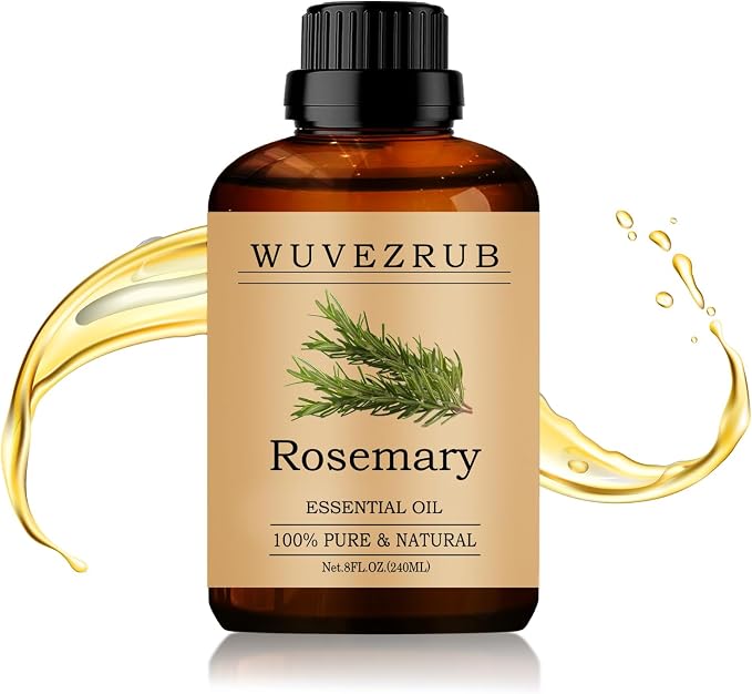 Rosemary Essential Oil 240ML - 100% Pure and Natural Oils for Aromatherapy Diffuser - 8 Fl Oz/Rosemary