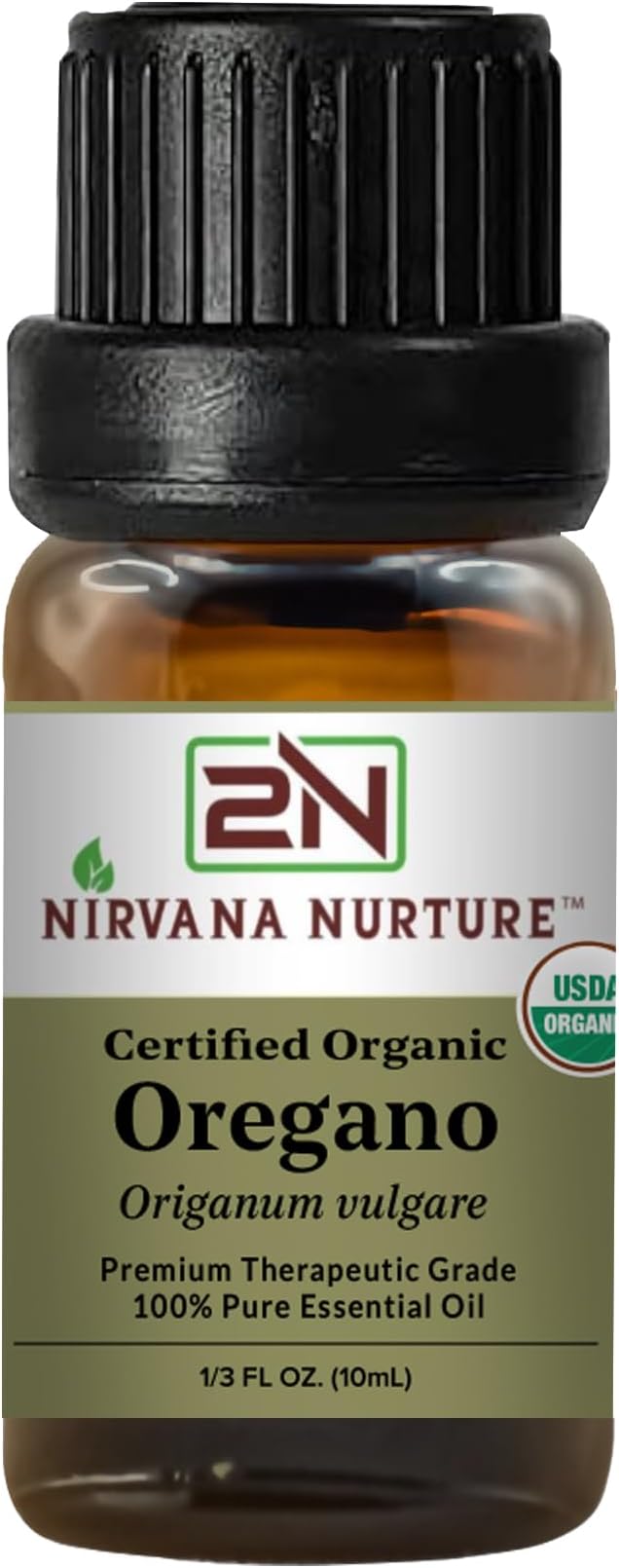 Oregano Essential Oil, USDA Certified Organic, 100% Pure Undiluted, Aromatherapy Oil for Diffuser, Hair & Skin Care