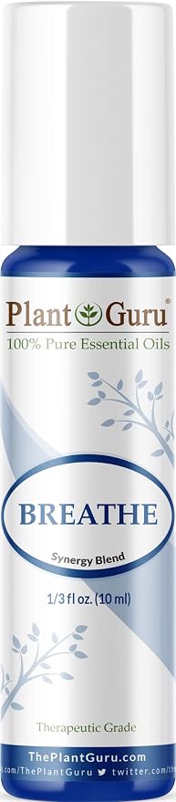 Breathe Essential Oil Blend Roll On 10 ml 100% Pure Pre-Diluted Therapeutic Grade