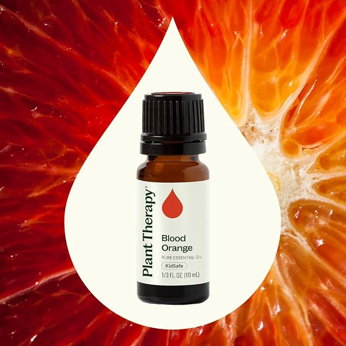 Plant Therapy Blood Orange Essential Oil 10 mL (1/3 oz) 100% Pure, Undiluted, Therapeutic Grade