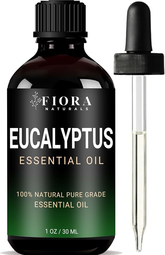 Eucalyptus Essential Oil - 100% Pure Eucalyptus Oil for Diffuser, Humidifier, Sinus, Cold, and Aromatherapy - Natural Oil for Skin, Hair, Scalp and Massage