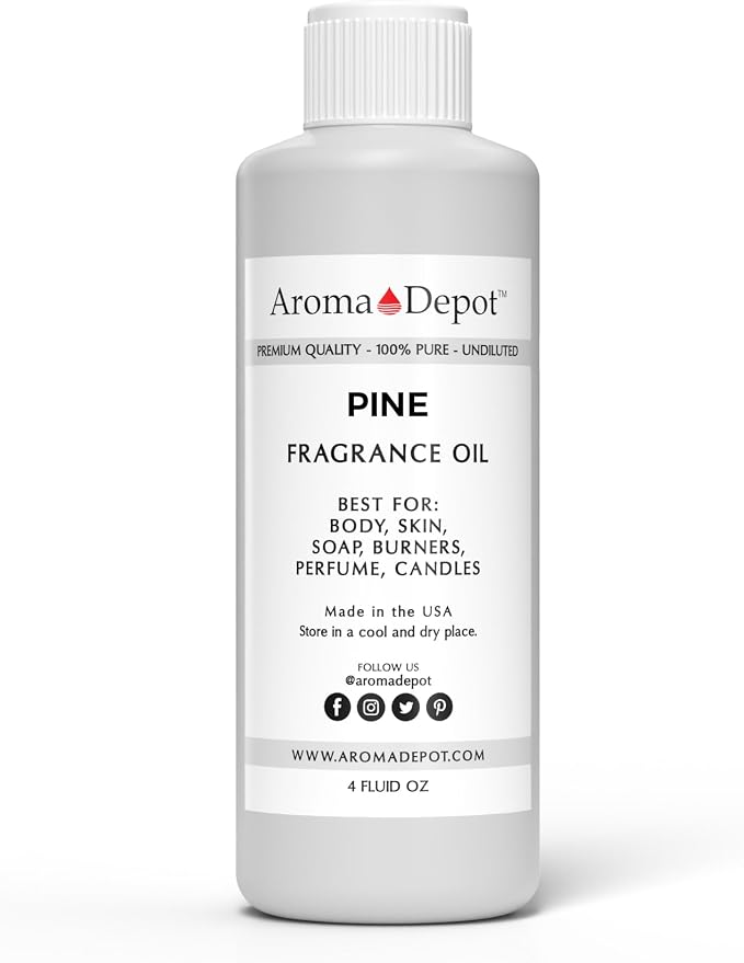 4oz Pine Perfume Oil for Making, Body Oil, Soap, Candle Making & Incense. Our Version is a Premium Quality Undiluted & Alcohol Free