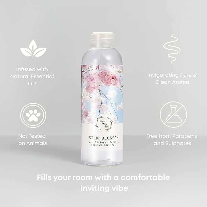 Reed Diffuser Refill (Silk Blossom)