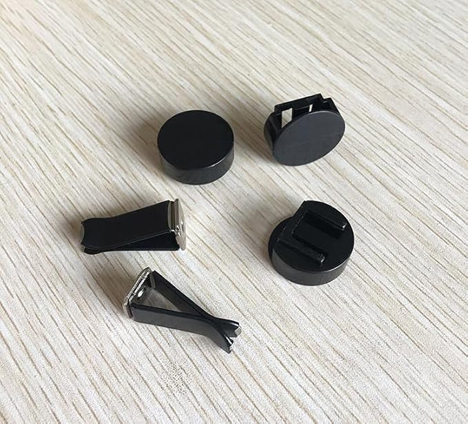 Car Air Vent Clips with Slot Head，Air Freshener Clip Auto Fragrance Pads replacement clips DIY Decorations for Office Home Automotive(50pcs，Black)