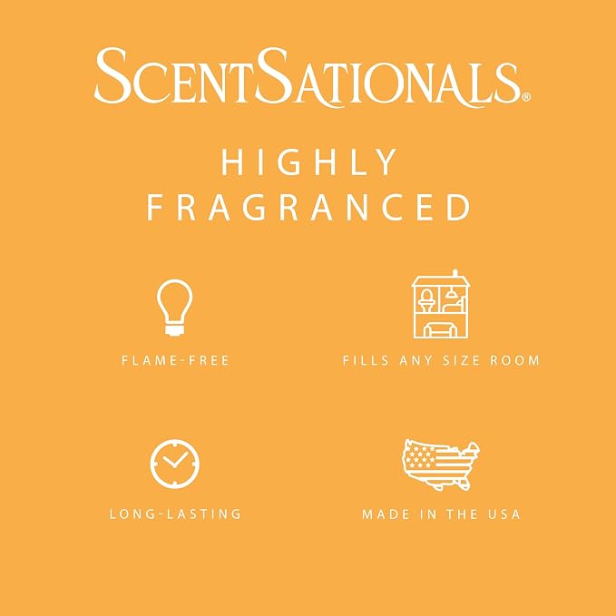 ScentSationals Honeysuckle Nectar Scented Wax Melts - Honeysuckle, Green Vines, & Orange Blossom, 10oz (24 Cubes)