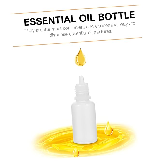MERRYHAPY 50pcs Essential Oil Drip Bottles Leakproof Containers for Travel Beauty and Daily Use Liquid Holders with Tight Sealing for Easy Dispensing